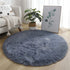Round Fluffy Plush Carpet for Home Living Room Decor Thick Area Rugs Velvet Floor Mats